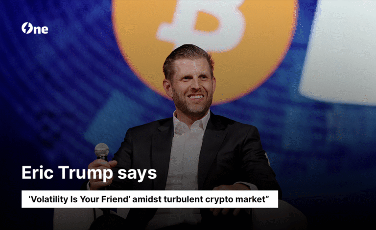 Eric Trump says ‘Volatility is your friend’ amidst turbulent crypto market