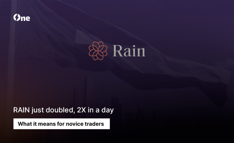 RAIN just doubled in a day: What it means for novice traders