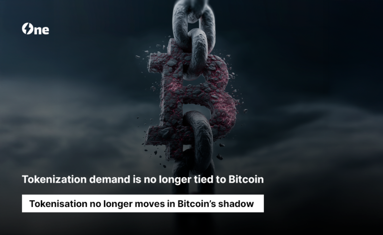Tokenization demand is no longer tied to Bitcoin: Tokenisation no longer moves in Bitcoin’s shadow