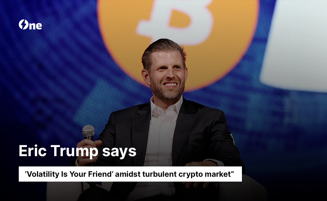 Eric Trump says ‘Volatility is your friend’ amidst turbulent crypto market