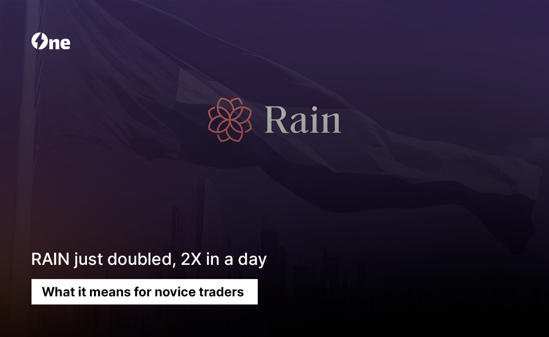 RAIN just doubled in a day: What it means for novice traders